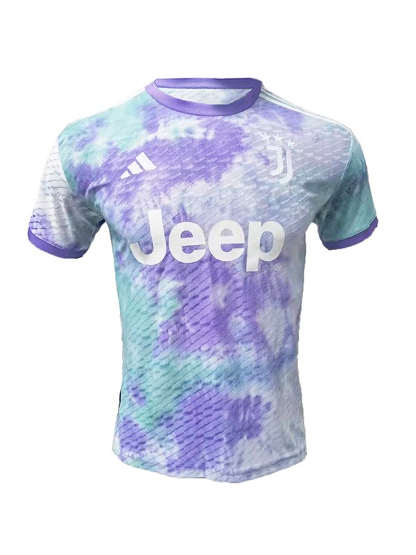 Juventus édition spéciale maillot édition du joueur violet blanc uniforme de football kit de football de vêtements de sport pour hommes en tête chemise de sport 2023-2024