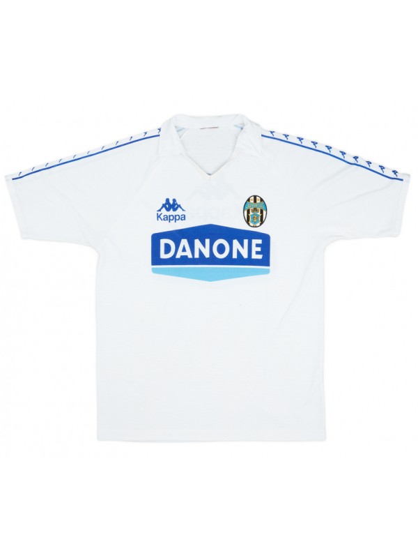 Juventus maillot d'entraînement rétro blanc deuxième uniforme de football maillot de football pour hommes 1990-1992