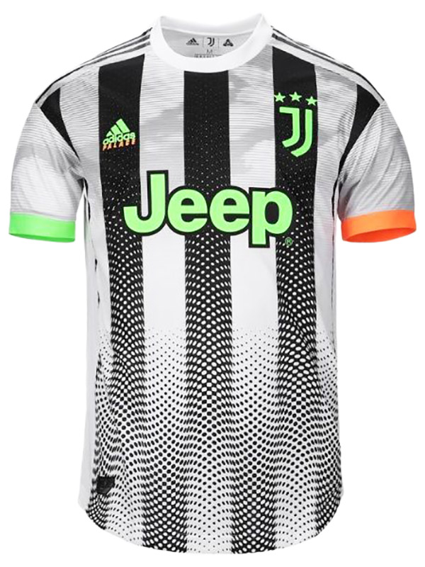 Juventus x Palace quatrième maillot uniforme de football rétro pour hommes vintage 4ème kit de football de sport chemise haute 2019-2020