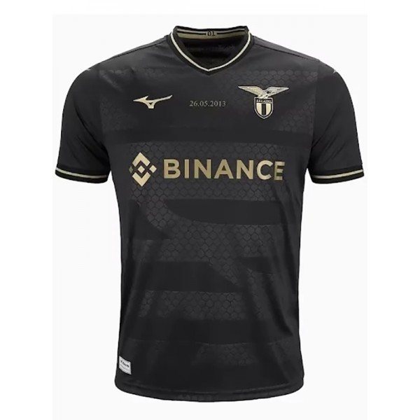 Lazio maillot extérieur Coppa Italia 10e anniversaire uniforme de football hommes deuxième kit de football de sport maillot noir 2023