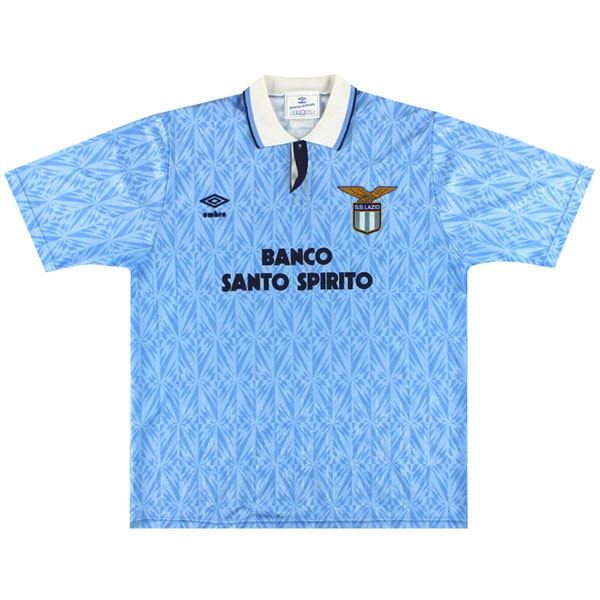 Lazio maillot rétro domicile Uniforme de football deuxième maillot de football pour hommes 1991-1992