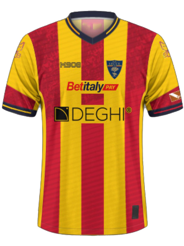 Lecce maillot domicile uniforme de football premier maillot de football sportswear pour hommes 2023-2024