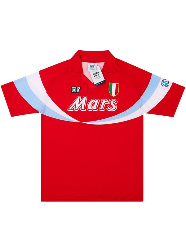 SSC Napoli extérieur maillot rétro uniforme de football deuxième kit de football de sport pour hommes chemise haute 1990-1991