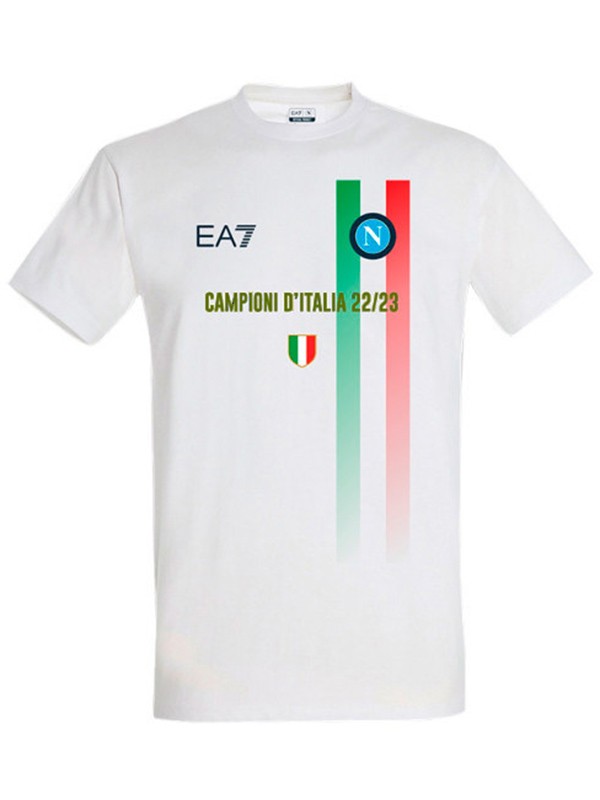 SSC napoli champion édition maillot blanc uniforme de football vêtements de sport pour hommes kit de football hauts chemise de sport 2023-2024