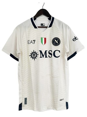 SSC Napoli maillot spécial uniforme de football blanc vêtements de sport pour hommes kit de football chemise haute 2024-2025