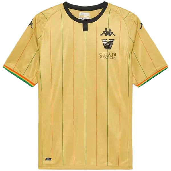 Venezia maillot de gardien de but uniforme de football kit de football en or pour hommes haut de sport chemise 2023-2024