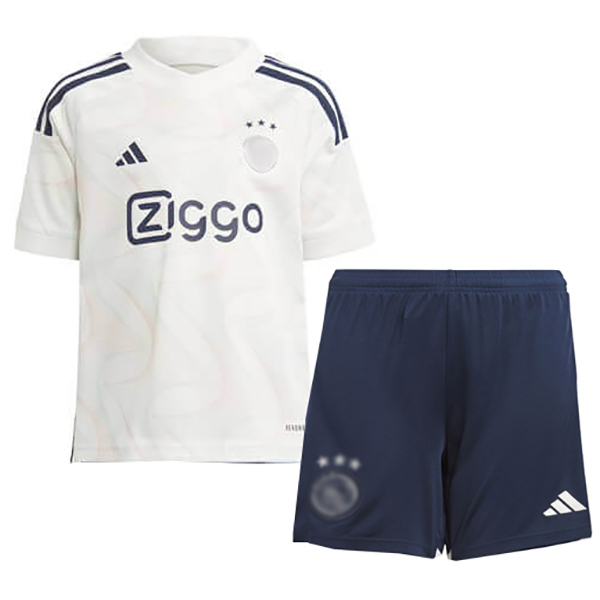 Ajx loin enfants maillot de football kit enfants deuxième football mini chemise jeunes uniformes 2023-2024