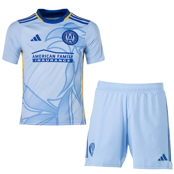 Atlanta united maillot de football pour enfants à l'extérieur kit de football pour enfants deuxième mini-chemise de football uniformes pour jeunes 2024-2025