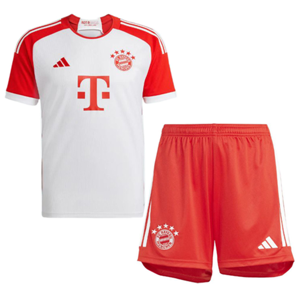 Bayern munich domicile enfants kit de football maillot enfants premier football mini chemise jeunes uniformes 2023-2024