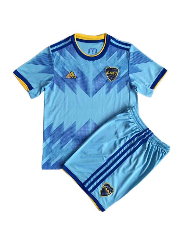 Boca juniors troisième maillot enfant kit de football enfants 3e mini chemise de football uniformes de jeunesse 2023-2024