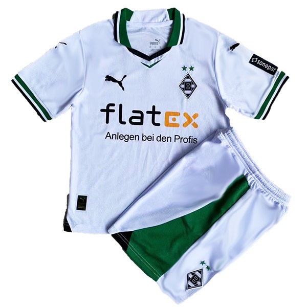 Borussia Mönchengladbach maison enfants kit de football maillot enfants premier football mini chemise jeunes uniformes 2023-2024