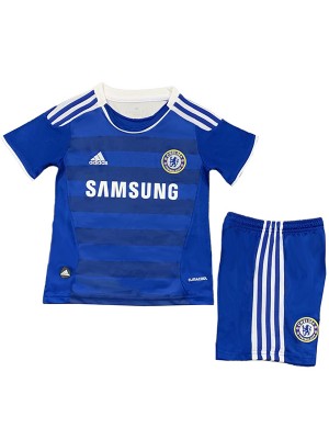 Chelsea maillot rétro enfant domicile kit de football vintage premier mini-maillot de football pour enfants uniformes pour jeunes 2011-2012