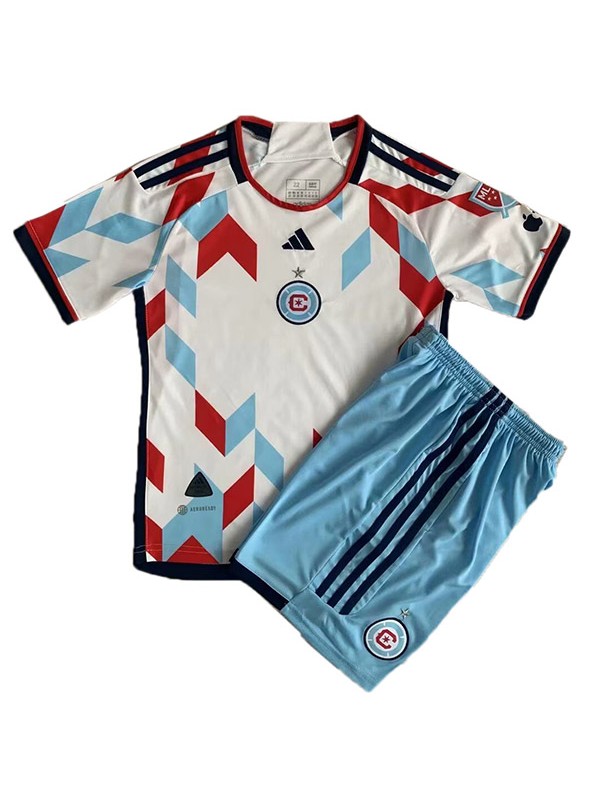 Chicago Fire maillot enfant extérieur kit de football enfants deuxième mini chemise de football uniformes de jeunesse 2023-2024
