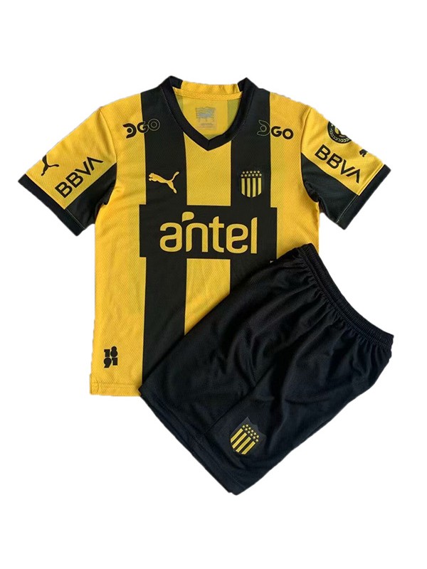 Club Atlético Peñarol maison enfants maillot de football kit enfants 2ed vert football mini chemise jeunes uniformes 2023-2024