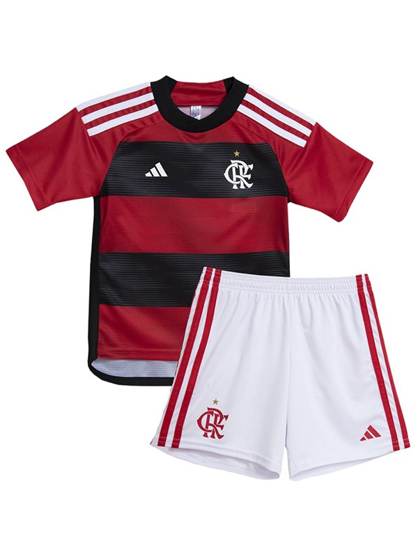Flamengo maison enfants kit maillot de football enfants premier football mini chemise jeunes uniformes 2023-2024