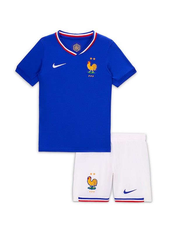 France maillot domicile enfant equipement de football enfants première mini - chemise de football uniforme pour les adolescents 2024 - 2025 