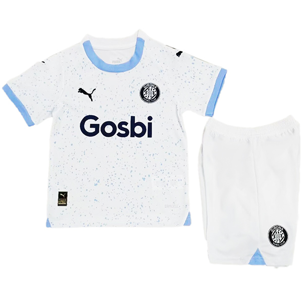 Girona maillot de football pour enfants à l'extérieur kit de football pour enfants deuxième mini-chemise de football uniformes pour jeunes 2023-2024