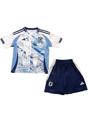 Japan kit spécial enfants kit de football dragon ball deuxième mini-maillot de football pour enfants uniformes pour jeunes 2024-2025