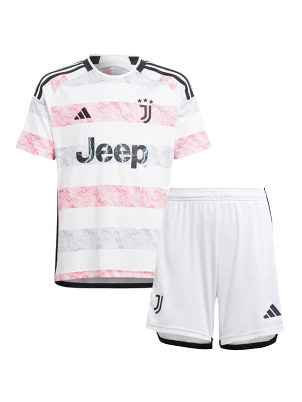 Juventus kit enfants loin enfants de football deuxième maillot de football uniformes de jeunesse 2023-2024