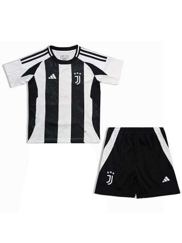 Juventus maillot enfant domicile kit de football enfants premier mini-shirt de football uniformes pour jeunes 2024-2025