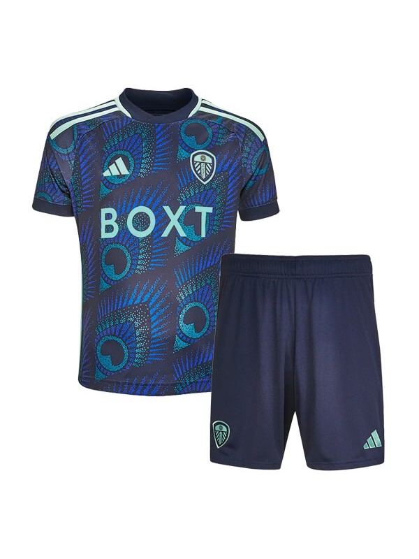 Leeds United maillot de football pour enfants kit de football pour enfants deuxième mini-chemise de football uniformes pour jeunes 2023-2024