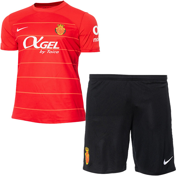 Mallorca maillot enfant domicile kit de football enfants premier mini-chemise de football uniformes pour jeunes 2023-2024