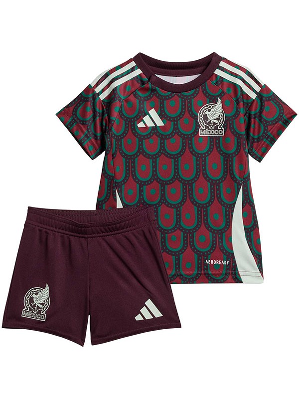 Mexico maillot enfant domicile Kit de football pour enfants premier mini-maillot de football uniformes pour jeunes coupe Euro 2024