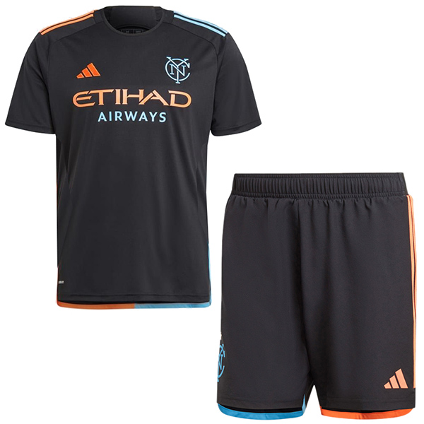 New York City maillot de football pour enfants à l'extérieur kit de football pour enfants deuxième mini-chemise de football uniformes pour jeunes 2024-2025