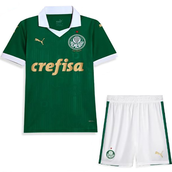 Palmeiras domicile maillot de football pour enfants kit de football pour enfants premier mini-chemise de football uniformes pour jeunes 2024-2025