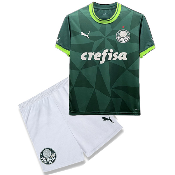Palmeiras home kit enfants football enfants premier maillot de football mini uniformes jeunesse 2023-2024