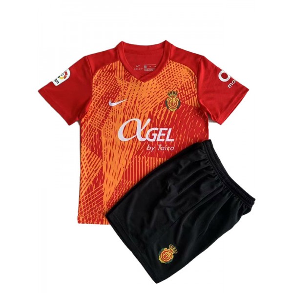 RCD Mallorca maillot spécial pour enfants kit de football enfants orange football mini chemise uniformes de jeunesse 2023-2024