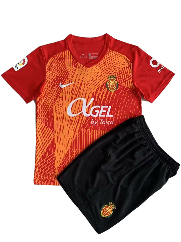 RCD Mallorca maillot spécial pour enfants kit de football enfants orange football mini chemise uniformes de jeunesse 2023-2024
