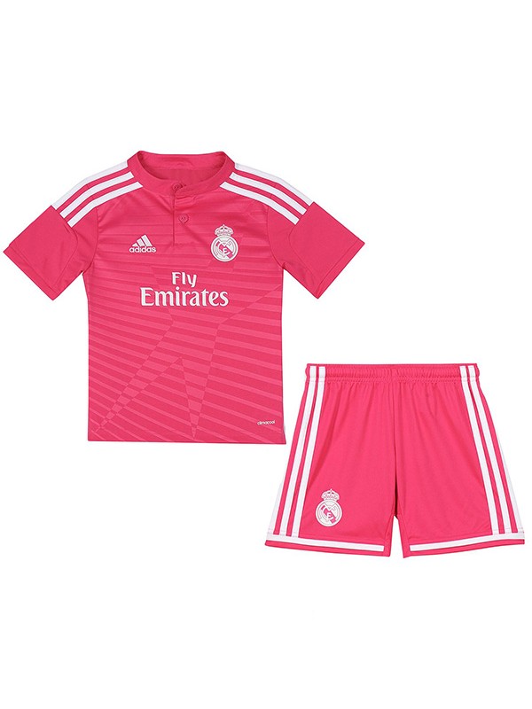 Real Madrid enfants à l'extérieur maillot rétro kit de football enfants deuxième mini-chemise de football uniformes de jeunes 2014-2015