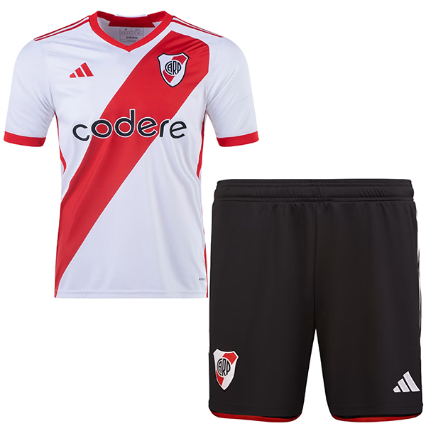 River plate maillot enfant domicile kit de football enfants premier mini-chemise de football uniformes pour jeunes 2023-2024