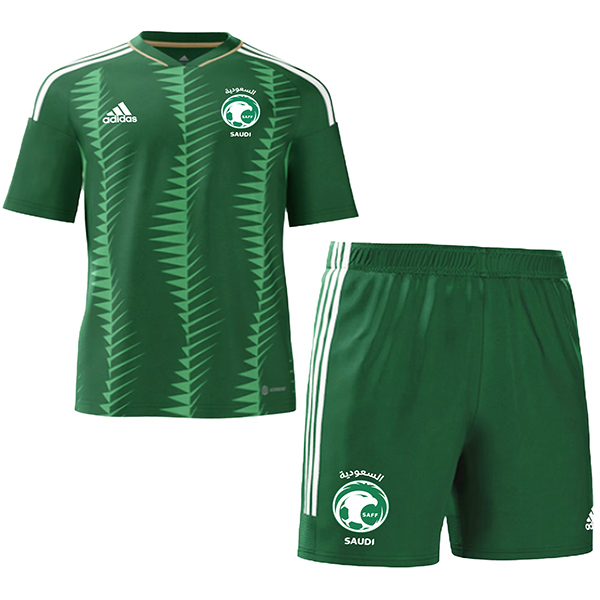 Saudi Arabia maillot enfant domicile kit de football pour enfants premier mini-chemise de football uniformes pour jeunes 2024