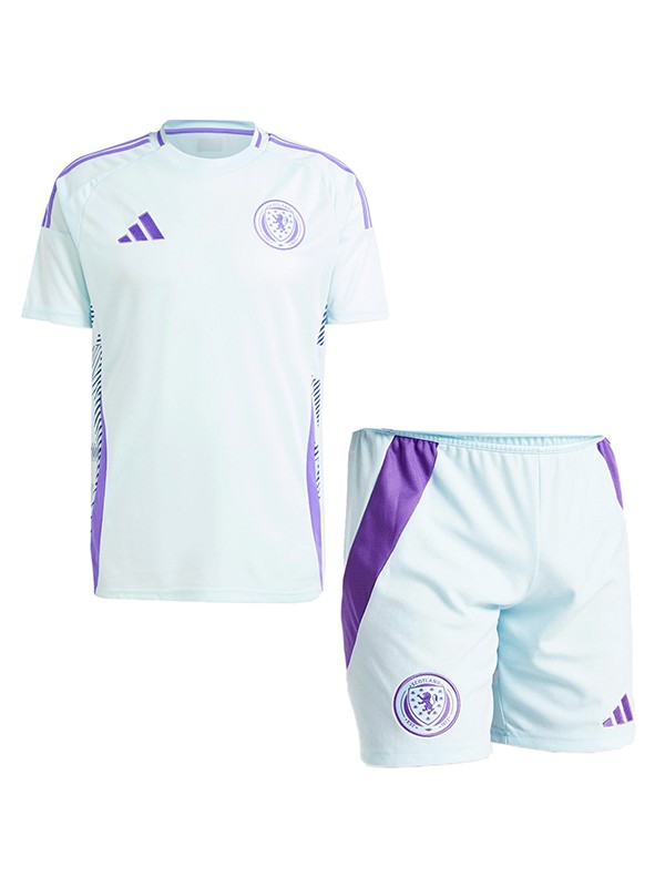 Scotland maillot enfant extérieur kit de football pour enfants deuxième mini-maillot de football uniformes pour jeunes coupe Euro 2024