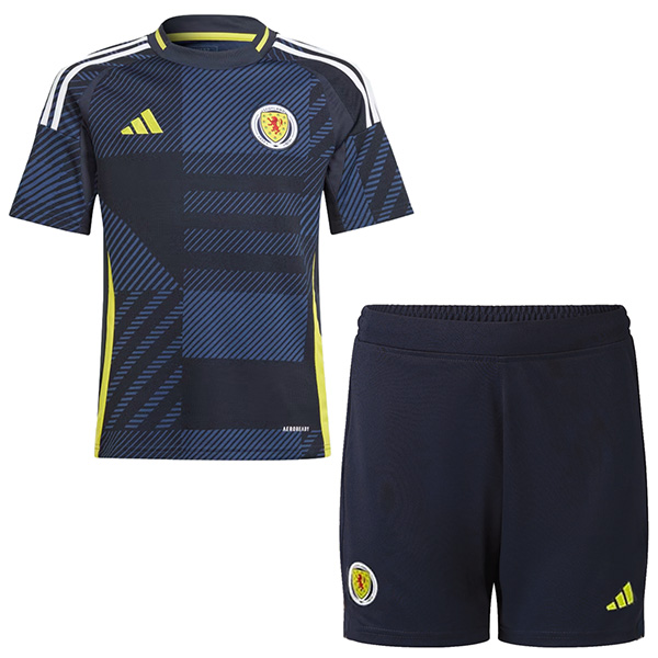 Scotland maillot enfant domicile kit de football pour enfants premier mini-maillot de football uniformes pour jeunes coupe Euro 2024