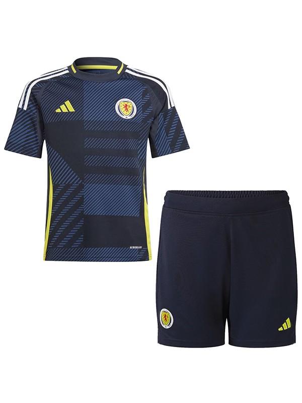 Scotland maillot enfant domicile kit de football pour enfants premier mini-maillot de football uniformes pour jeunes coupe Euro 2024