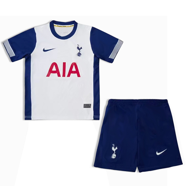 Tottenham Hotspur domicile maillot de football pour enfants kit de football pour enfants premier mini-chemise de football uniformes pour jeunes 2024-2025