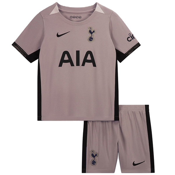 Tottenham Hotspur troisième maillot de football pour enfants kit de football pour enfants 3ème mini-chemise de football uniformes pour jeunes 2023-2024