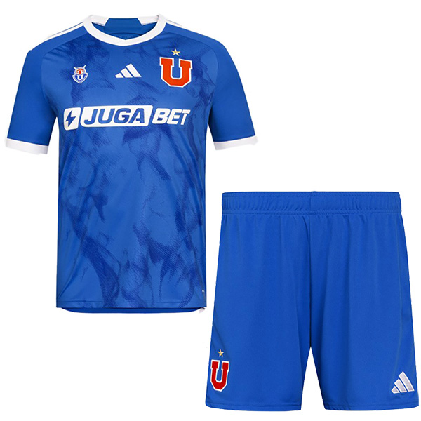 Universidad de Chile maillot enfant domicile kit de football premier maillot de football pour enfants mini uniformes pour jeunes 2024-2025
