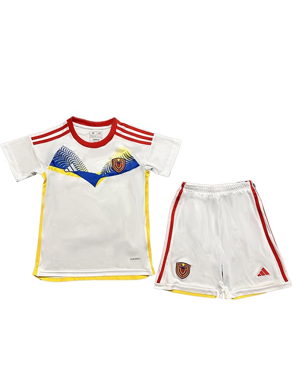 Venezuela extérieur maillot de football pour enfants kit de football pour enfants deuxième maillot de football mini uniformes pour jeunes 2024-2025