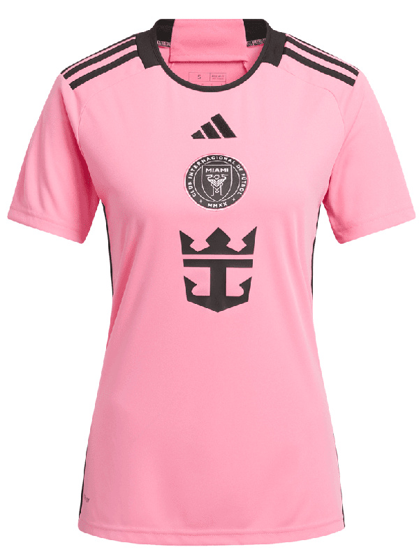 Inter miami domicile maillot féminin premier uniforme de football pour femme vêtements de sport pour dames hauts de football chemise de sport 2024-2025
