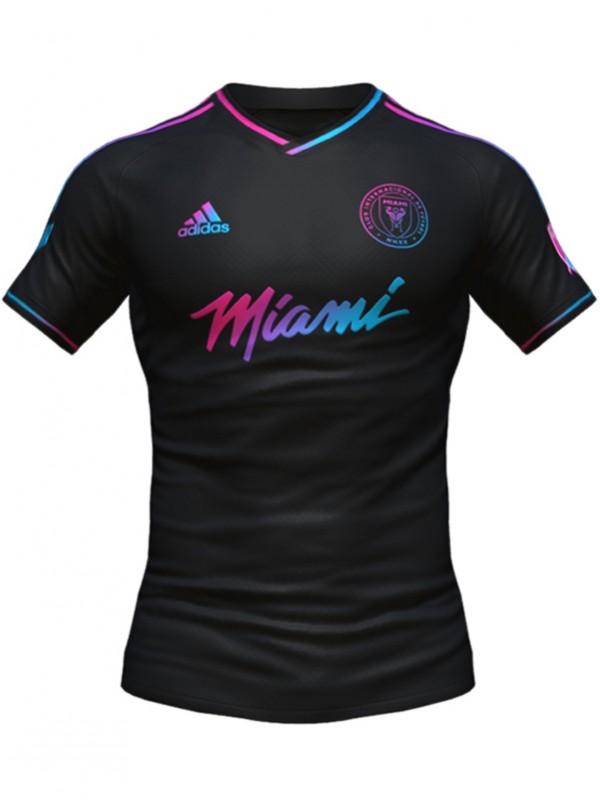 Inter Miami édition spéciale maillot uniforme de football sport pour hommes kit noir de football hauts chemise 2023-2024