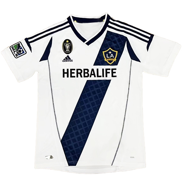 LA Galaxy domicile rétro maillot de football vintage uniforme hommes premier sport football kit haut chemise 2012
