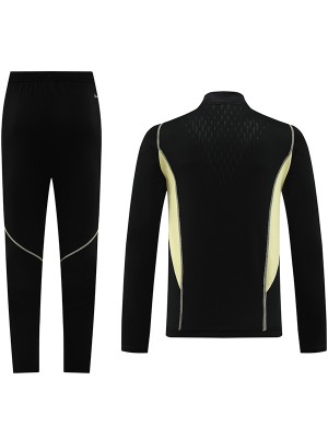 Argentina jacket football sportswear tracksuit long zip black uniform men's training kit outdoor soccer coat 2023-2024