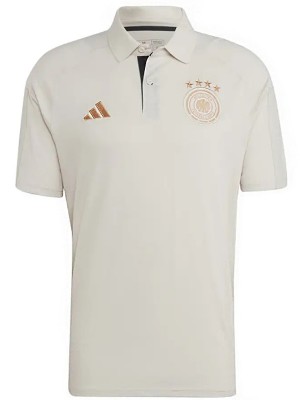 Germany maillot polo uniforme gris de football d'entraînement vêtements de sport pour hommes hauts de football maillot de sport 2024-2025