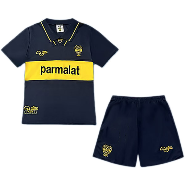Boca juniors home kids kit children retro jersey 1993-1994