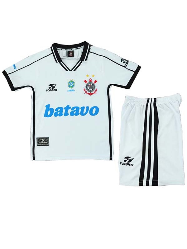 SC Corinthians home kids kit childrens retro jersey 1999-2000