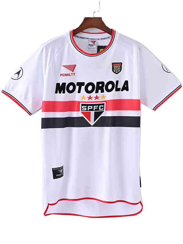 Sao paulo home jersey mens retro shirt 2000-2001